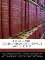 Bild des Verkufers fr Electronic Communications Privacy Act Reform zum Verkauf von moluna