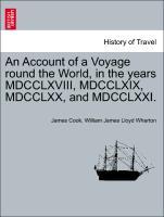 Seller image for An Account of a Voyage round the World, in the years MDCCLXVIII, MDCCLXIX, MDCCLXX, and MDCCLXXI. for sale by moluna