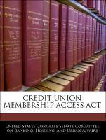 Imagen del vendedor de Credit Union Membership Access Act a la venta por moluna