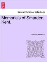 Bild des Verkufers fr Memorials of Smarden, Kent. zum Verkauf von moluna