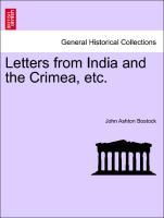 Bild des Verkufers fr Letters from India and the Crimea, etc. zum Verkauf von moluna