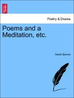 Image du vendeur pour Poems and a Meditation, etc. mis en vente par moluna