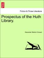 Bild des Verkufers fr Prospectus of the Huth Library. zum Verkauf von moluna