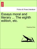 Bild des Verkufers fr Essays moral and literary, vol. II, 9th edition zum Verkauf von moluna