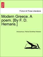 Bild des Verkufers fr Modern Greece. A poem. [By F. D. Hemans.] zum Verkauf von moluna