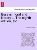 Bild des Verkufers fr Essays moral and literary . The ninth edition. Vol. III. zum Verkauf von moluna