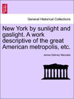 Bild des Verkufers fr New York by sunlight and gaslight. A work descriptive of the great American metropolis, etc. zum Verkauf von moluna