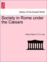 Seller image for Society in Rome under the Csars for sale by moluna