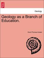 Bild des Verkufers fr Geology as a Branch of Education. zum Verkauf von moluna