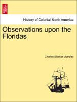 Bild des Verkufers fr Observations upon the Floridas zum Verkauf von moluna