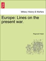 Bild des Verkufers fr Europe: Lines on the present war. zum Verkauf von moluna