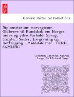 Bild des Verkufers fr Diplomatarium norvegicum. Oldbreve til Kundskab om Norges indre og ydre Forhold, Sprog, Slgter, Sder, Lovgivning og Rettergang i Middelalderen. TIENDE SAMLING zum Verkauf von moluna