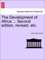 Seller image for The Development of Africa . Second edition, revised, etc. for sale by moluna