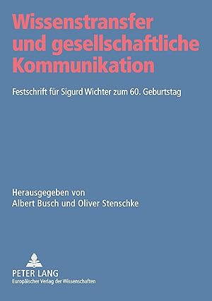 Seller image for Wissenstransfer und gesellschaftliche Kommunikation for sale by moluna