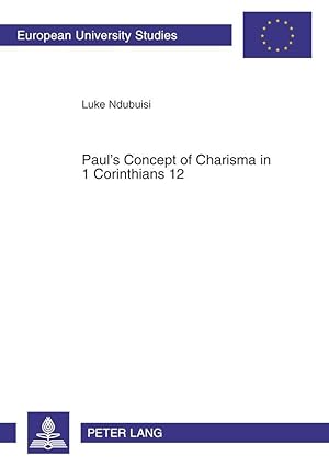 Seller image for Paul s Concept of Charisma in 1 Corinthians 12 for sale by moluna