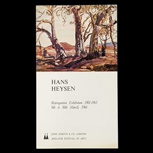 Imagen del vendedor de Hans Heysen. Retrospective exhibition 1901 - 1965. a la venta por Douglas Stewart Fine Books