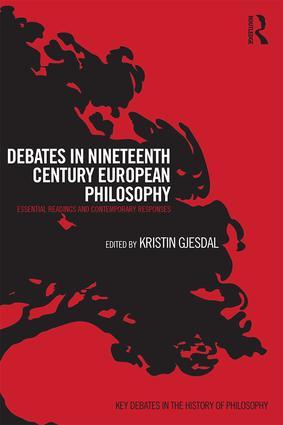 Bild des Verkufers fr Debates in Nineteenth-Century European Philosophy zum Verkauf von moluna