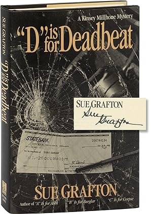 Bild des Verkufers fr D is for Deadbeat (First Edition, inscribed) zum Verkauf von Royal Books, Inc., ABAA