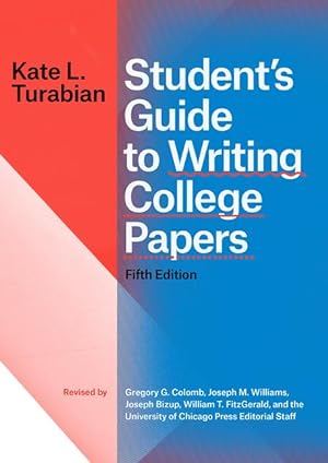 Bild des Verkufers fr Student\ s Guide to Writing College Papers, Fifth Edition zum Verkauf von moluna