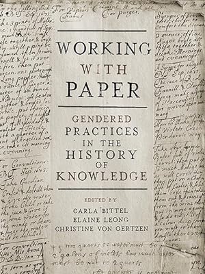 Bild des Verkufers fr Working with Paper: Gendered Practices in the History of Knowledge zum Verkauf von moluna