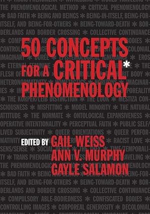 Seller image for 50 Concepts for a Critical Phenomenology for sale by moluna
