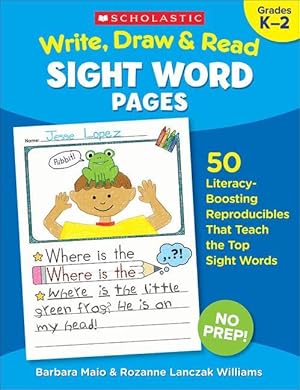 Bild des Verkufers fr Write, Draw & Read Sight Word Pages zum Verkauf von moluna