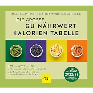 Seller image for Die groe GU Nhrwert-Kalorien-Tabelle (GU Tabellenwerk Gesundheit) for sale by artbook-service
