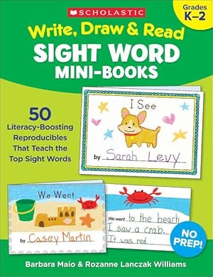 Bild des Verkufers fr Write, Draw & Read Sight Word Mini-Books zum Verkauf von moluna