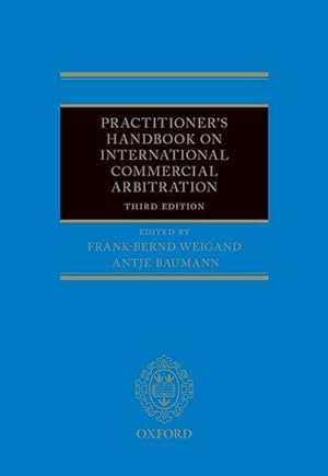 Bild des Verkufers fr Practitioner\ s Handbook on International Commercial Arbitration zum Verkauf von moluna