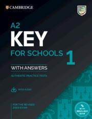 Bild des Verkufers fr A2 Key for Schools 1 for Revised Exam from 2020 Student\ s Book with Answers with Audio: Authentic Examination Papers from Cambridge English Language A zum Verkauf von moluna