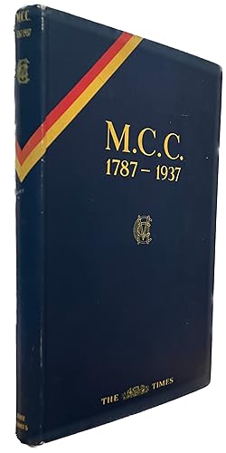 Imagen del vendedor de M.C.C. 1787-1937 a la venta por Pastsport