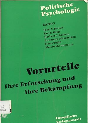 Seller image for Vorurteile Ihre Erforschung und ihre Bekmpfung for sale by avelibro OHG