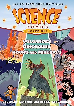 Bild des Verkufers fr Science Comics Boxed Set: Dinosaurs, Volcanoes, and Rocks and Minerals zum Verkauf von moluna