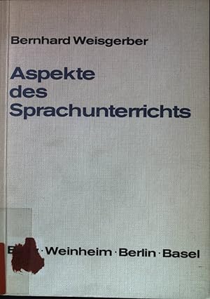 Seller image for Aspekte des Sprachunterrichts. for sale by books4less (Versandantiquariat Petra Gros GmbH & Co. KG)