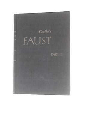 Bild des Verkufers fr Goethe's Faust zum Verkauf von World of Rare Books