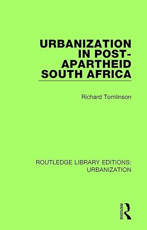 Bild des Verkufers fr Urbanization in Post-Apartheid South Africa zum Verkauf von moluna
