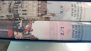Bild des Verkufers fr Dictionnaire Historique des Rues de Paris A-K & L/Z (COFFRET 2VOL) zum Verkauf von JLG_livres anciens et modernes