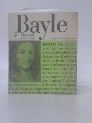 Bild des Verkufers fr Pierre Bayle Et I'instrument Critique zum Verkauf von World of Rare Books