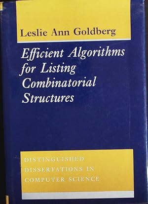 Bild des Verkufers fr Efficient algorithms for listing combinatorial structures. zum Verkauf von Antiquariat Bookfarm