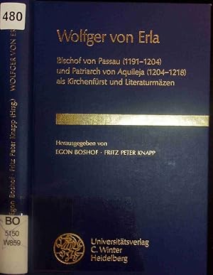 Bild des Verkufers fr Wolfger von Erla. zum Verkauf von Antiquariat Bookfarm
