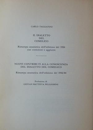 Seller image for Il dialetto del Comelico. for sale by Antiquariat Bookfarm