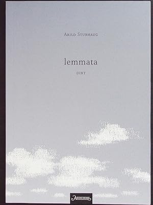 Seller image for Lemmata. Dikt. for sale by Antiquariat Bookfarm