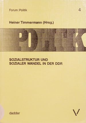 Seller image for Sozialstruktur und sozialer Wandel in der DDR. for sale by Antiquariat Bookfarm