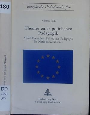 Bild des Verkufers fr Theorie einer politischen Pdagogik. zum Verkauf von Antiquariat Bookfarm