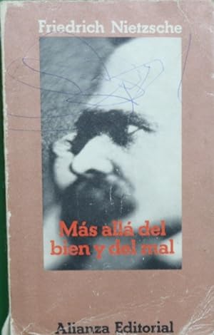 Imagen del vendedor de Más allá del bien y del mal a la venta por Librería Alonso Quijano