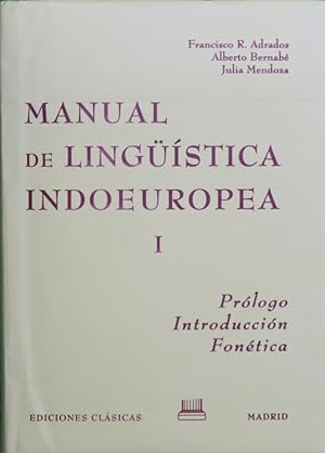 Imagen del vendedor de Manual de lingstica indoeuropea a la venta por Librera Alonso Quijano