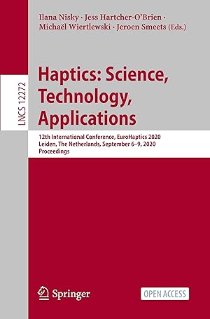 Imagen del vendedor de Haptics: Science, Technology, Applications a la venta por moluna