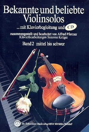 Bild des Verkufers fr Bekannte und beliebte Violinsolos / Bekannte und beliebte Violinsolos, Band 2 mit CD zum Verkauf von moluna