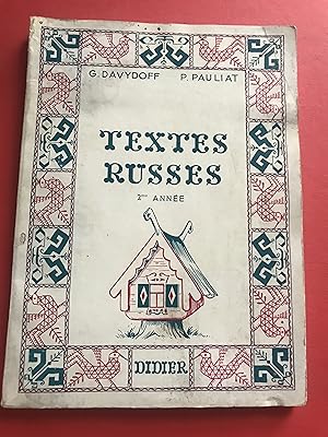 Seller image for Textes Russes 2nd Annee for sale by Sheapast Art and Books