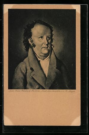Bild des Verkufers fr Knstler-Ansichtskarte Deutscher Dichter Jean Paul Friedrich Richter zum Verkauf von Bartko-Reher